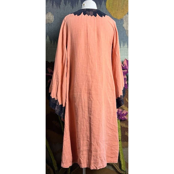 Fil De Vie Embroidered Kaftan Dress S - Picture 14 of 15